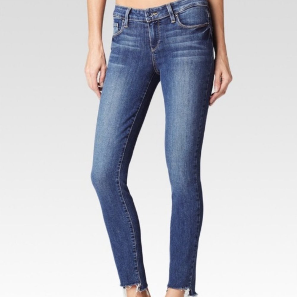 Paige Verdugo Ankle Jeans - Raw Hem - Size 27